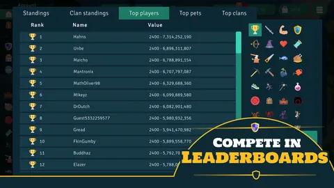 Compete in leaderboards